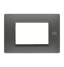 Placca Flexa in Tecnopolimero Grafite 3 Moduli Urmet 11803.GF