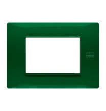 Placca Flexa in Tecnopolimero Verde 3 Moduli Urmet 11803.VR