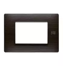Placca Flexa in Tecnopolimero Wenge' 3 Moduli Urmet 11803.WE