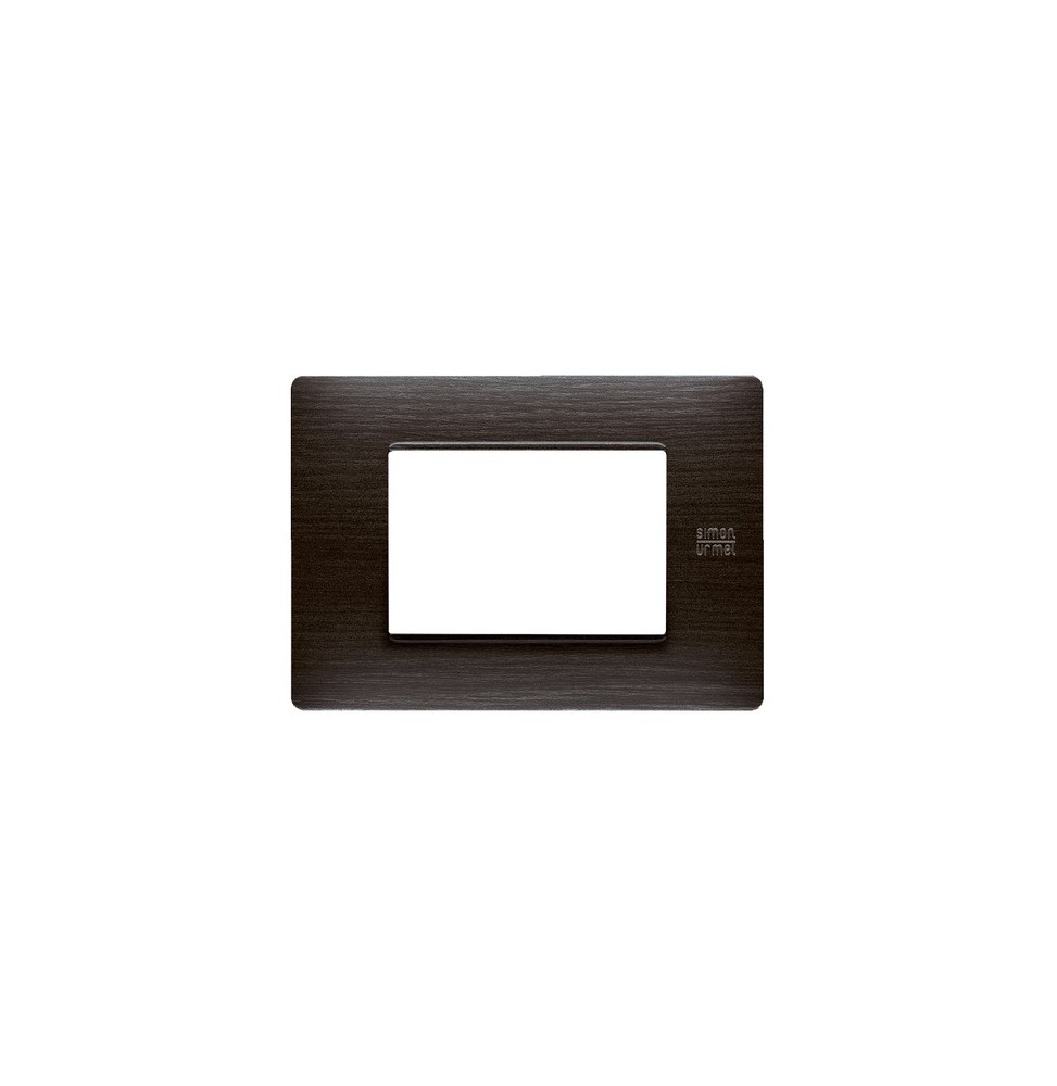 Placca Flexa in Tecnopolimero Wenge' 3 Moduli Urmet 11803.WE