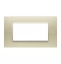 Placca Flexa Tecnopolimero Avorio 4 Moduli Urmet 11804.AV