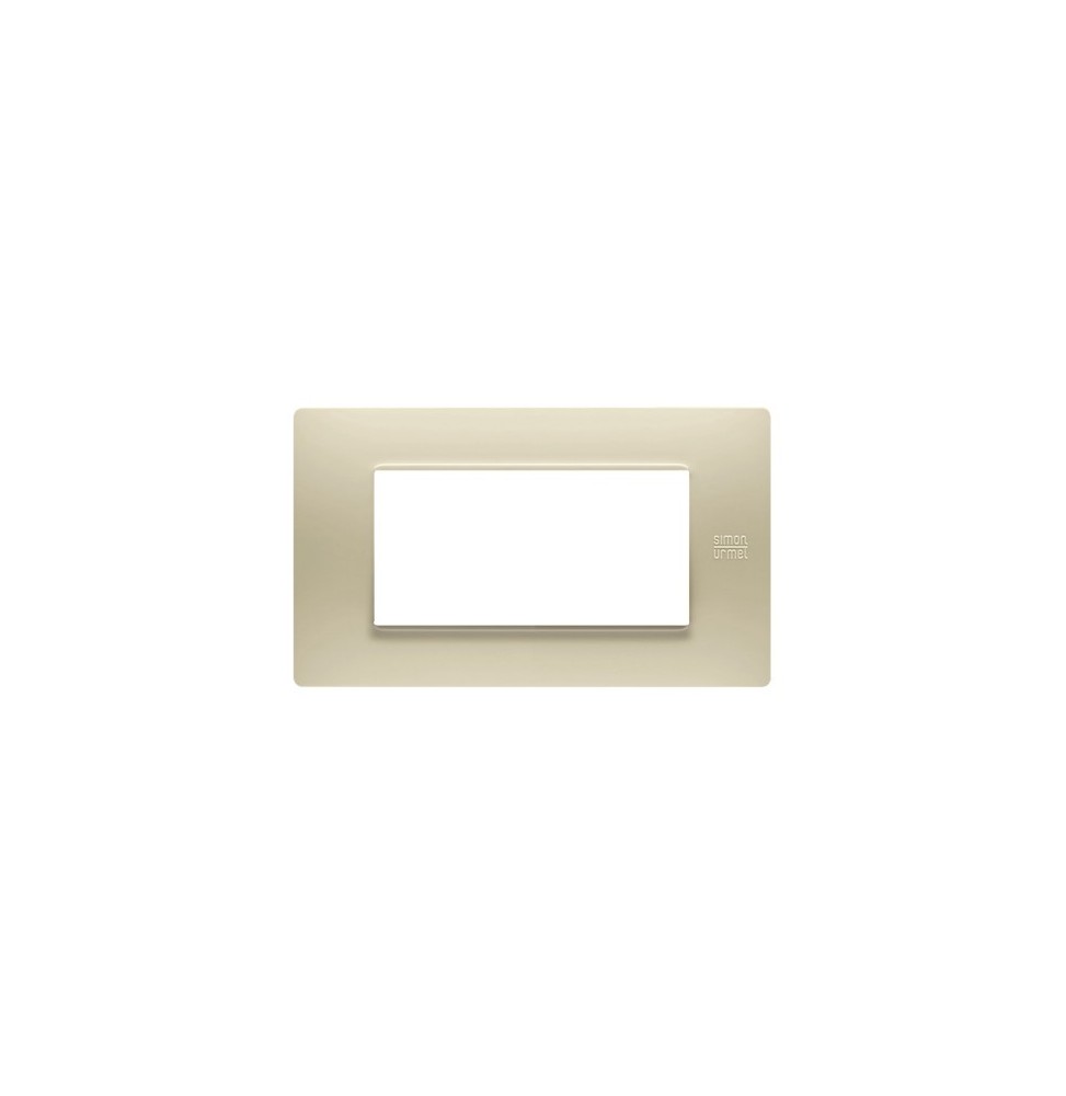 Placca Flexa Tecnopolimero Avorio 4 Moduli Urmet 11804.AV