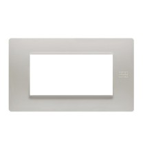 Placca Flexa in Tecnopolimero Polvere 4 Moduli Urmet 11804.PV