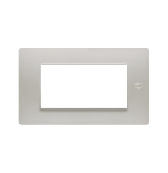 Placca Flexa in Tecnopolimero Polvere 4 Moduli Urmet 11804.PV