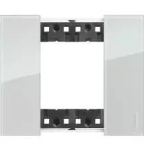 Placca Bticino Living Now Sky due posti Tecnopolimero KA4802DA