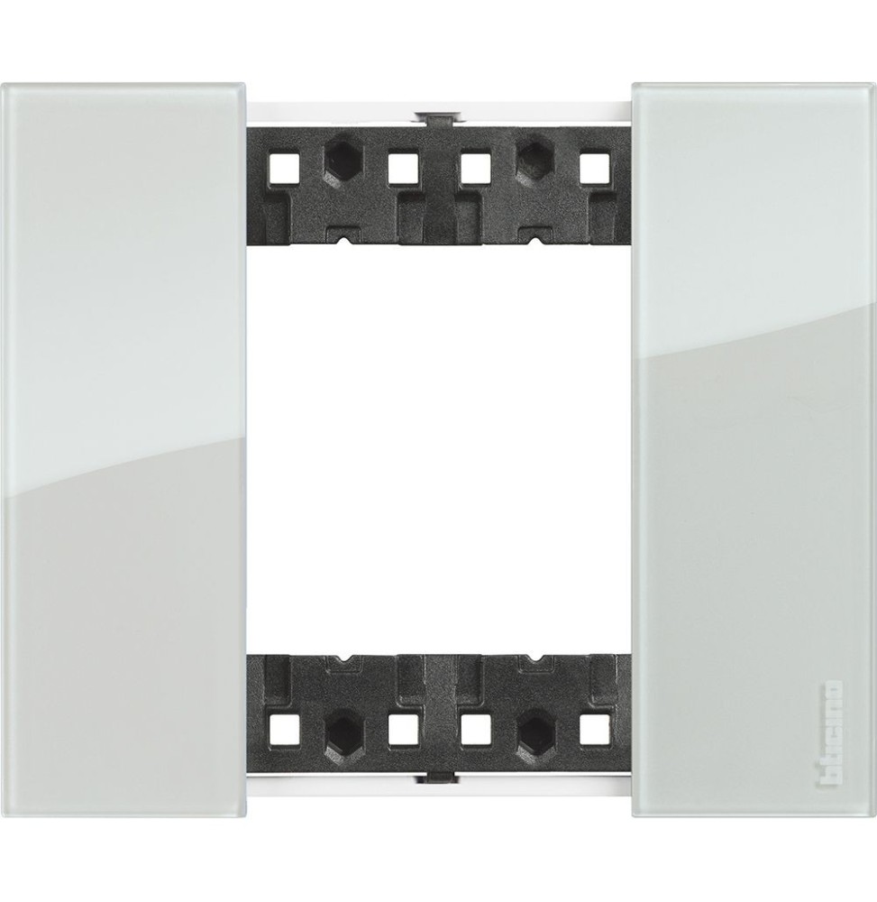 Placca Bticino Living Now Sky due posti Tecnopolimero KA4802DA