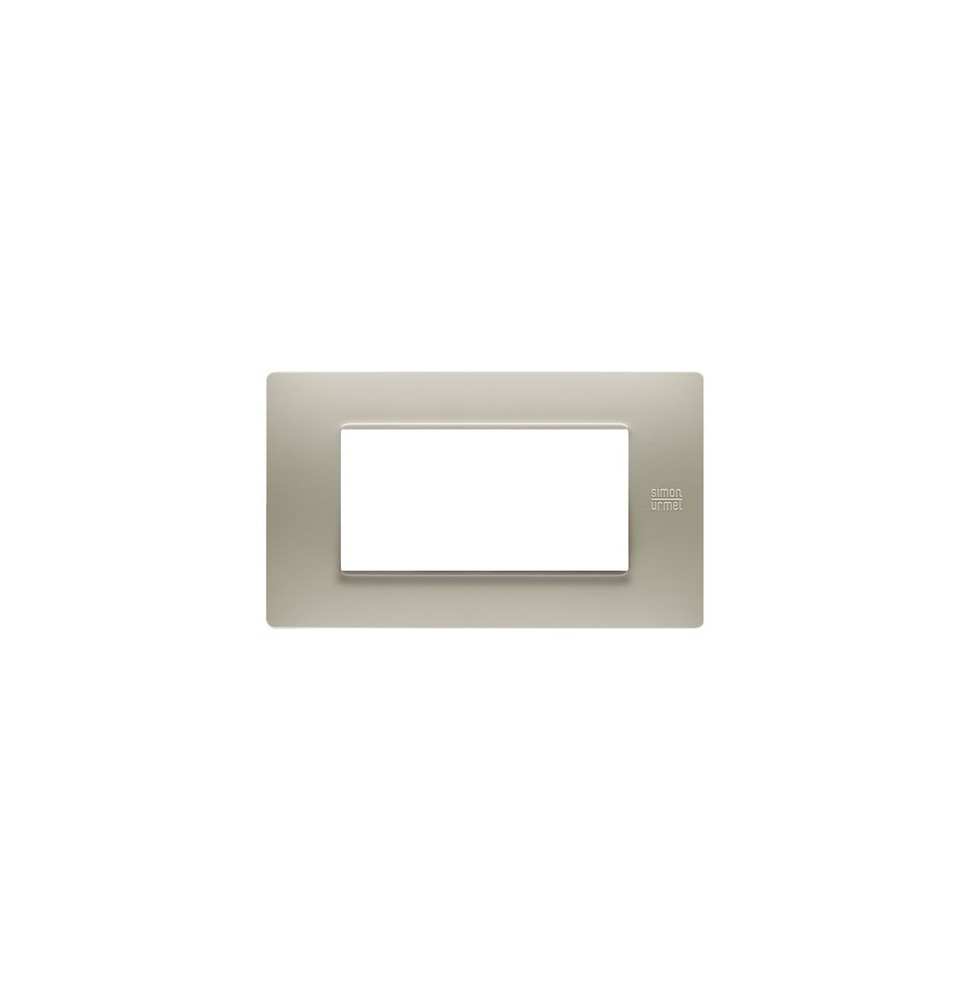 Placca Flexa in Tecnopolimero Sabbia 4 Moduli Urmet 11804.SB