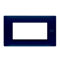 Placca Flexa in Tecnopolimero Scratch 4 Moduli Urmet 11804.BL