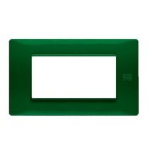 Placca Flexa in Tecnopolimero Verde 4 Moduli Urmet 11804.VR