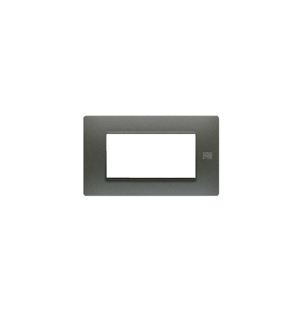 Placca Flexa in Tecnopolimero Grafite 4 Moduli Urmet 11804.GF