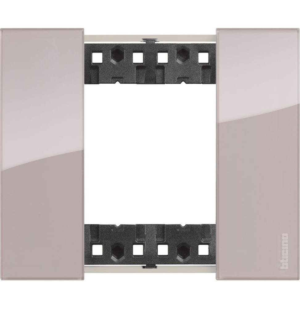 Placca Bticino Living Now Aura due posti Tecnopolimero KA4802DM