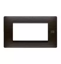 Placca Flexa in Tecnopolimero Wenge' 4 Moduli Urmet 11804.WE
