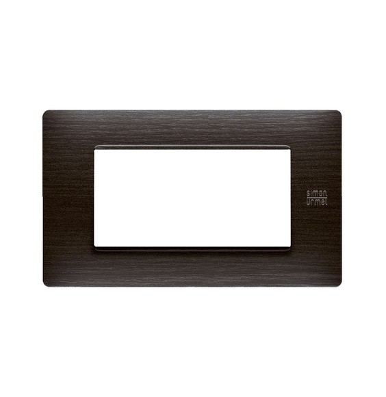 Placca Flexa in Tecnopolimero Wenge' 4 Moduli Urmet 11804.WE