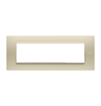 Placca 7 moduli in tecnopolimero Avorio Urmet Flexa 11807.AV