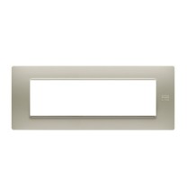 Placca in tecnopolimero color Sabbia 7 moduli Flexa Urmet 11807.SB
