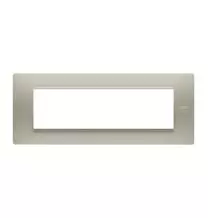 Placca in tecnopolimero color Sabbia 7 moduli Flexa Urmet 11807.SB