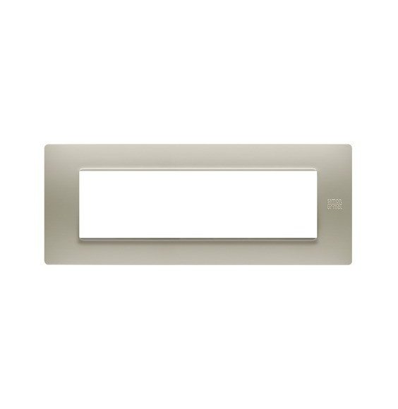 Placca in tecnopolimero color Sabbia 7 moduli Flexa Urmet 11807.SB