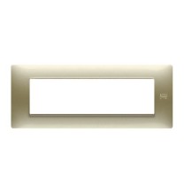 Placca Flexa in Tecnopolimero Oro Satinato 7 Moduli Urmet 11807.OS