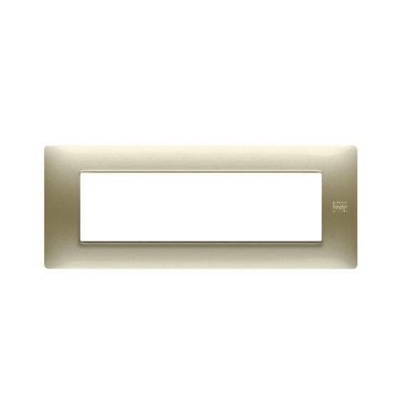 Placca Flexa in Tecnopolimero Oro Satinato 7 Moduli Urmet 11807.OS