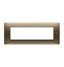 Placca Flexa in Tecnopolimero Bronzo 7 Moduli Urmet 11807.BR