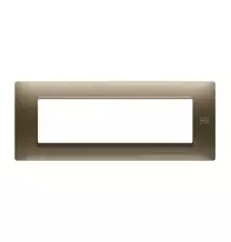 Placca Flexa in Tecnopolimero Bronzo 7 Moduli Urmet 11807.BR