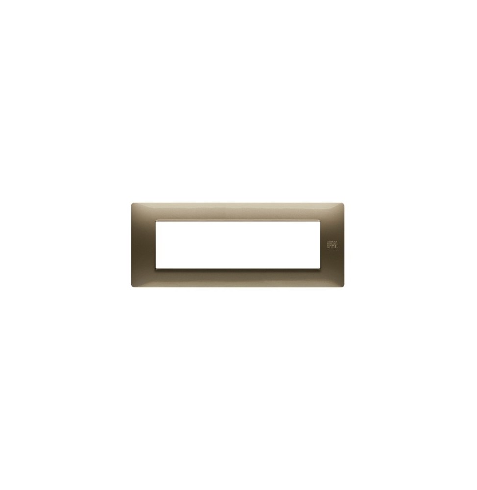 Placca Flexa in Tecnopolimero Bronzo 7 Moduli Urmet 11807.BR