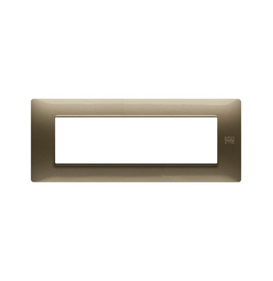 Placca Flexa in Tecnopolimero Bronzo 7 Moduli Urmet 11807.BR