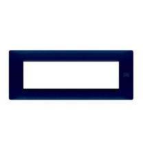 Placca 7 moduli in tecnopolimero Blu Urmet Flexa 11807.BL