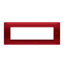 Placca 7 moduli in tecnopolimero Rossa Urmet Flexa 11807.RS