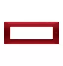 Placca 7 moduli in tecnopolimero Rossa Urmet Flexa 11807.RS
