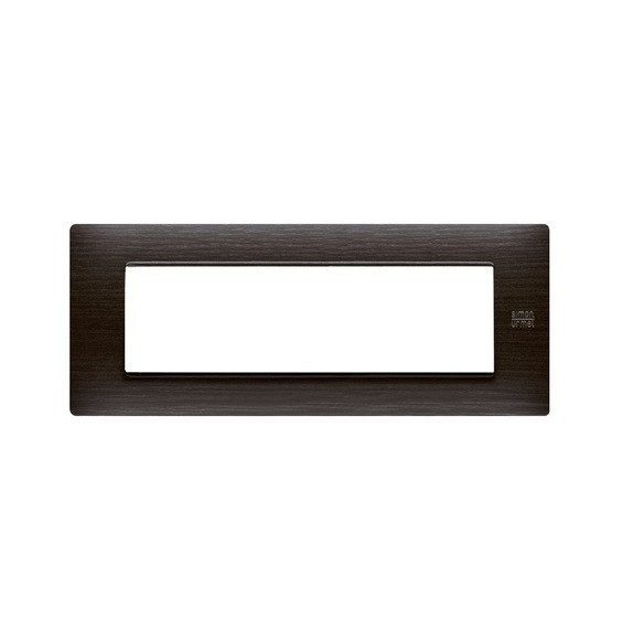 Placca 7 moduli in tecnopolimero Wenge' Urmet Flexa 11807.WE