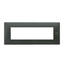 Placca 7 moduli in tecnopolimero Karbon Urmet Flexa 11807.KA
