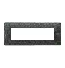 Placca 7 moduli in tecnopolimero Karbon Urmet Flexa 11807.KA