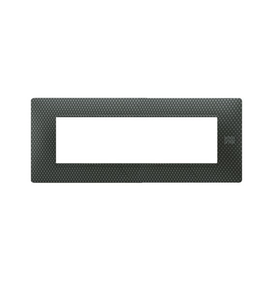 Placca 7 moduli in tecnopolimero Karbon Urmet Flexa 11807.KA