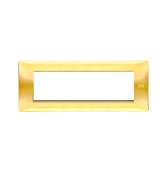 Placca 7 moduli in tecnopolimero Oro Lucido Urmet Flexa 11807.OL