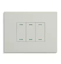 Placca 3 posti LightSand Sabbia serie Pixia Master 14PX123