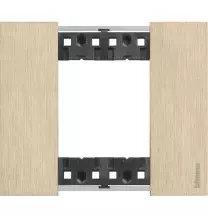 Placca Bticino Living Now Oro due posti Zama KA4802ZW