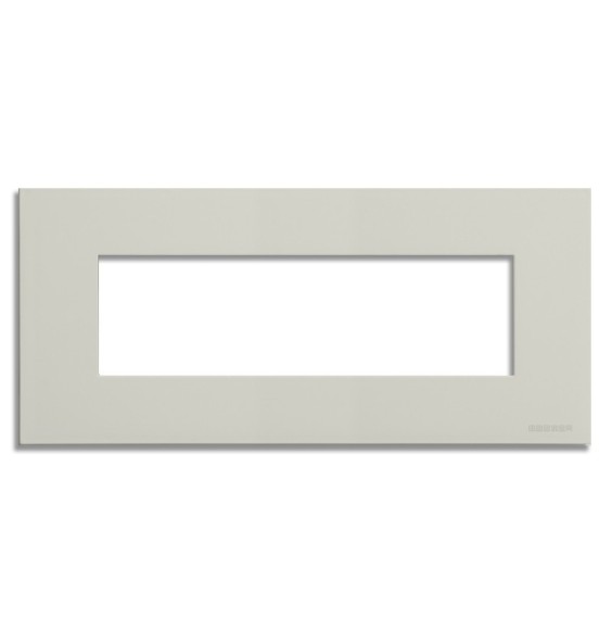 Placca 7 posti LightSand Sabbia serie Pixia Master 14PX127