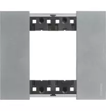 Placca Bticino Living Now Moon due posti Zama KA4802NW