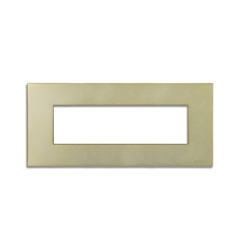 Placca 7 posti Yellow Brass serie Pixia Master 14PX247