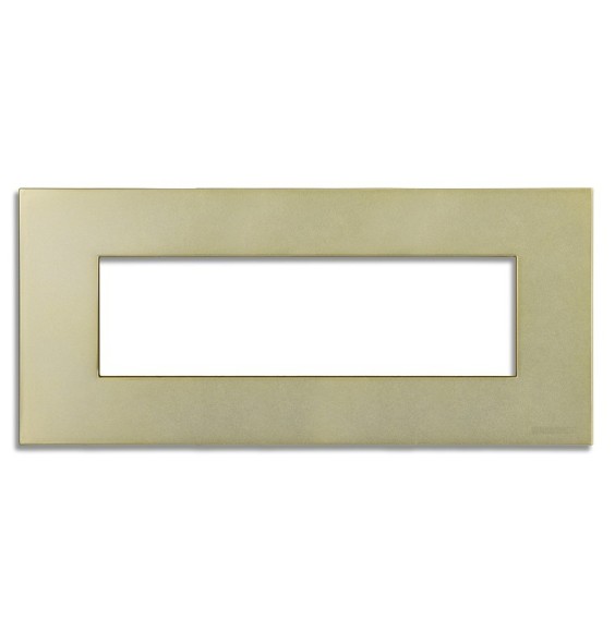 Placca 7 posti Yellow Brass serie Pixia Master 14PX247