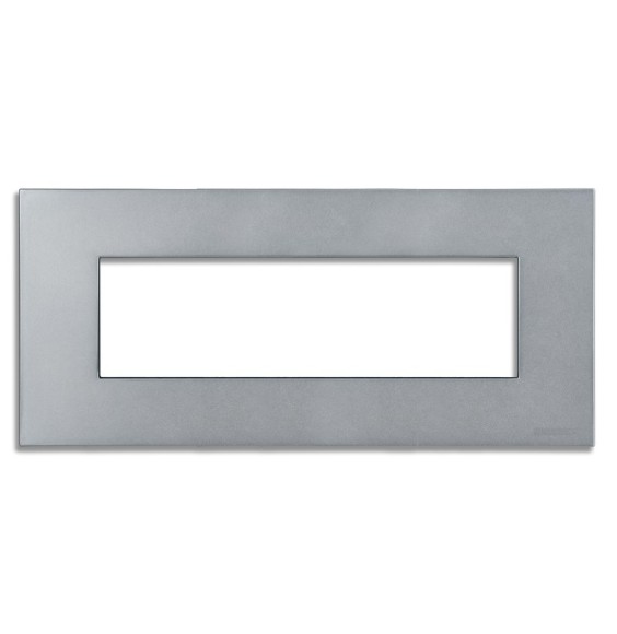 Placca 7 posti Clear Titanium serie Pixia Master 14PX257