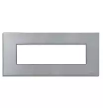 Placca 7 posti Clear Titanium serie Pixia Master 14PX257