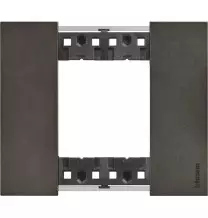 Placca Bticino Living Now Space due posti Zama KA4802NG