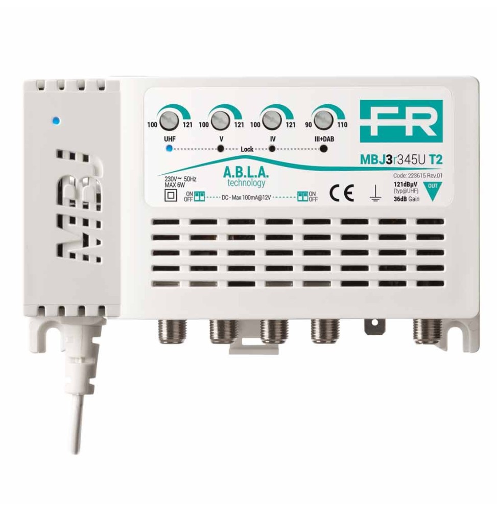 Centralino 4 Ingressi autoalimentato MBJ3R345U T2 Fracarro 223615 Centralino 4 Ingressi autoalimentato MBJ3R345U T2 Fracarro 223615