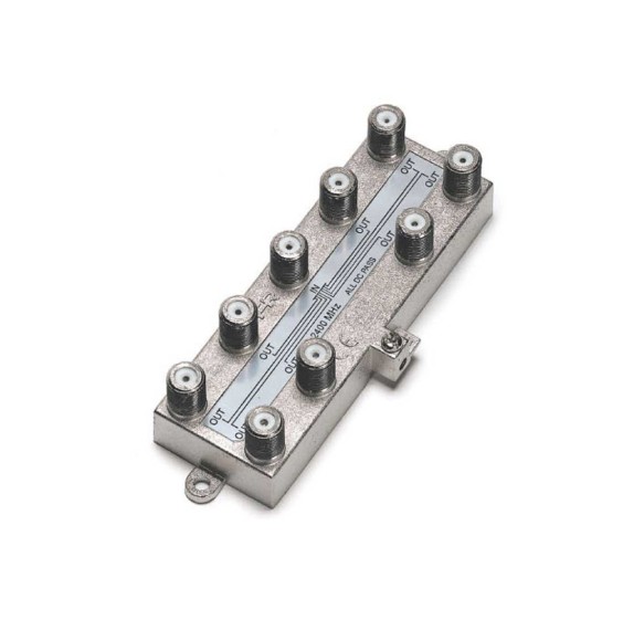 Partitore 1 Ingresso 8 Uscite con attacco F Fracarro PA8 280705