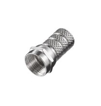 Spina F ad avvitamento in zinco per cavi 5.0mm