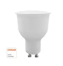 Lampada GU10 10W 6000K (Luce Fredda) con chip Osram fascio 110 Gradi