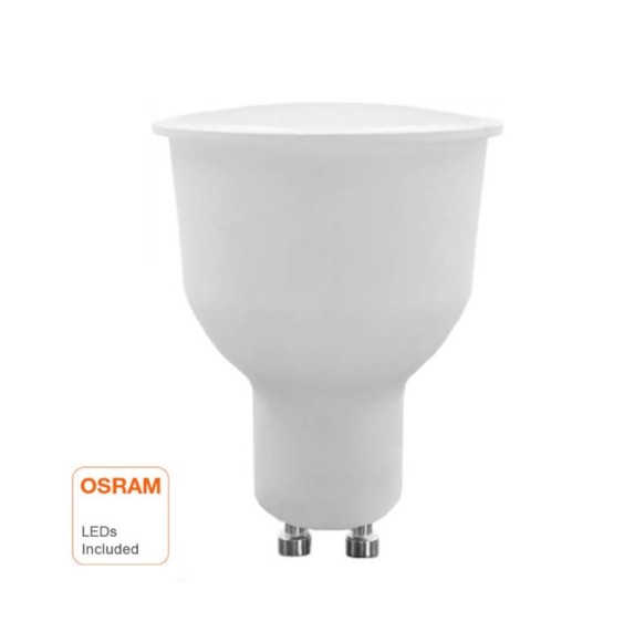 Lampada GU10 10W 6000K (Luce Fredda) con chip Osram fascio 110 Gradi
