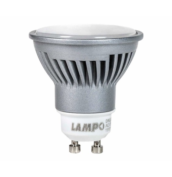 Lampada a Led GU10 7,5W Luce fredda con riflettore in alluminio Lampo DIKLED7.5W230VBF